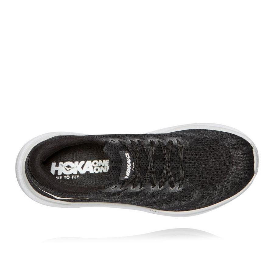 Women's Hoka Cavu 3 Road Running Shoes Black / Grey | ZA-49KYVPE