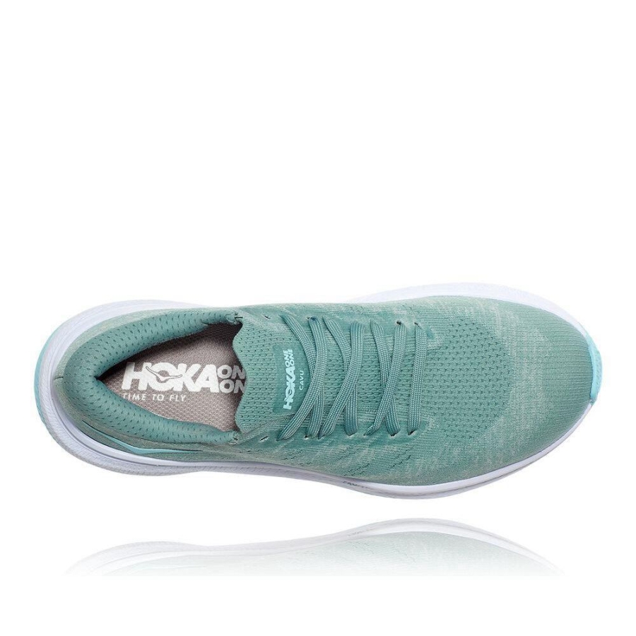 Women's Hoka Cavu 3 Road Running Shoes Blue | ZA-56JMYPZ