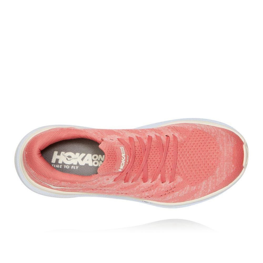Women's Hoka Cavu 3 Road Running Shoes Pink | ZA-73LKVCD