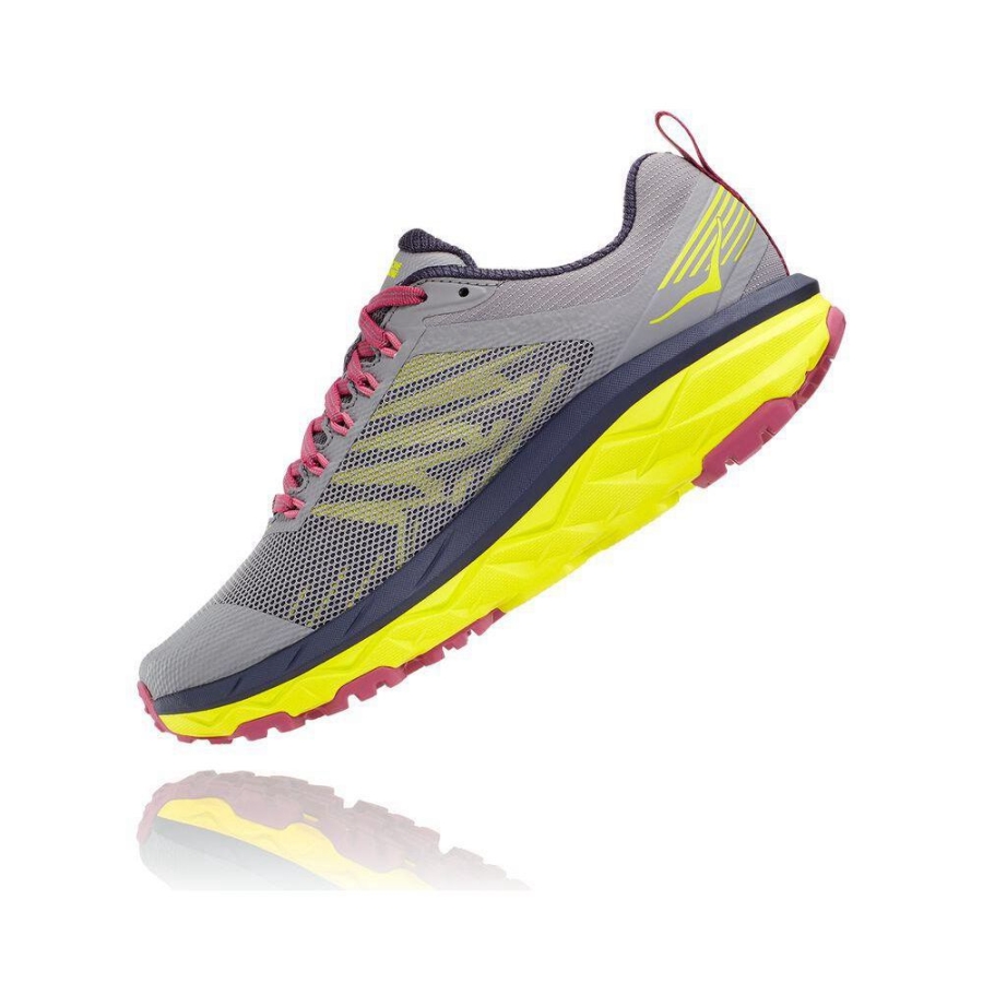 Women's Hoka Challenger ATR 5 Sneakers Grey / Yellow | ZA-92JZRDM