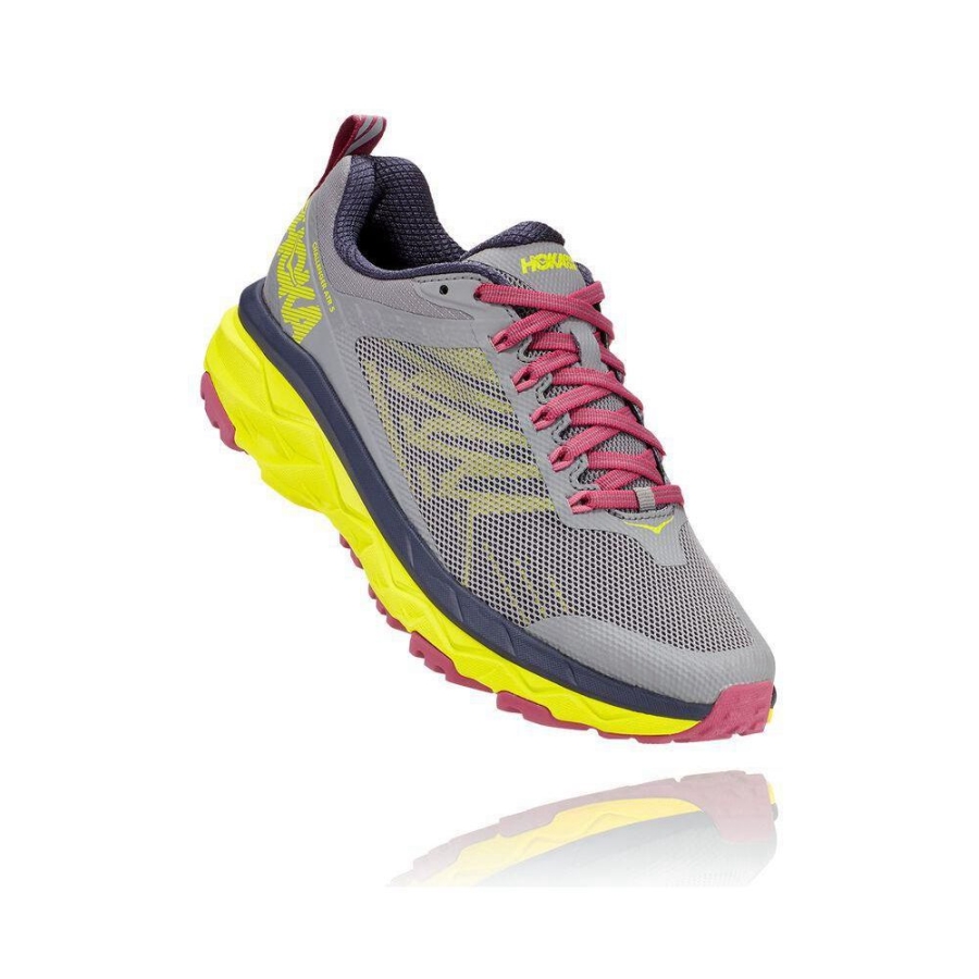 Women\'s Hoka Challenger ATR 5 Sneakers Grey / Yellow | ZA-92JZRDM