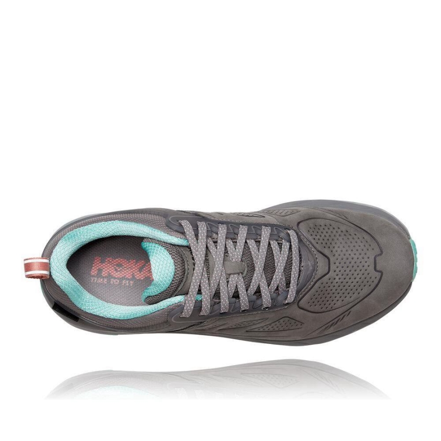 Women's Hoka Challenger Low GORE-TEX Hiking Shoes Grey | ZA-54IQATN