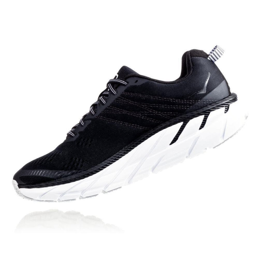 Women's Hoka Clifton 6 Running Shoes Black | ZA-39YRDSA