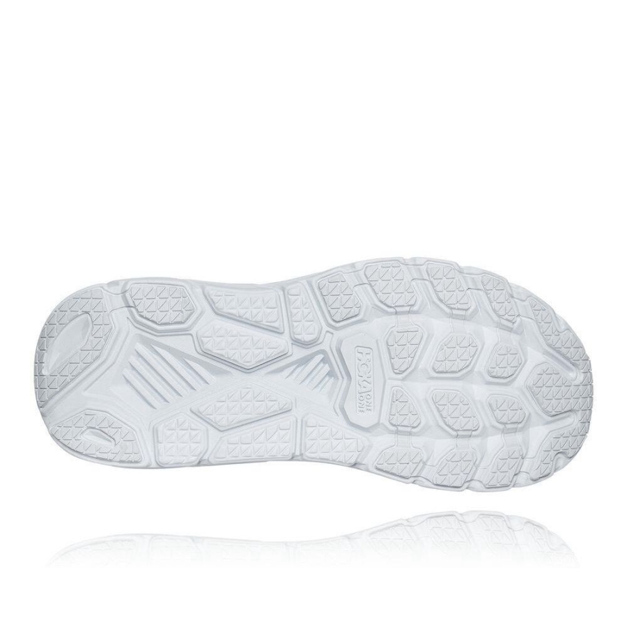 Women's Hoka Clifton 7 Running Shoes White | ZA-94EHXTD