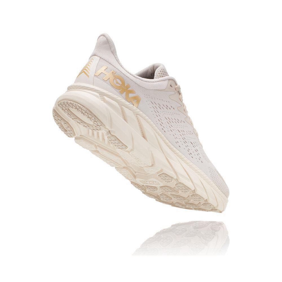 Women's Hoka Clifton 7 Sneakers Beige | ZA-38ELARV