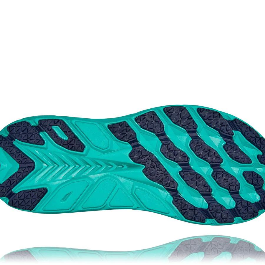 Women's Hoka Clifton 8 Road Running Shoes Blue | ZA-70ZJGXW