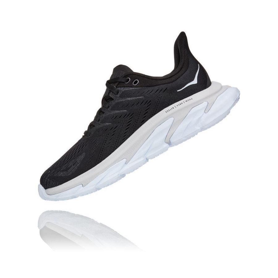 Women's Hoka Clifton Edge Road Running Shoes Black | ZA-85EDVGP