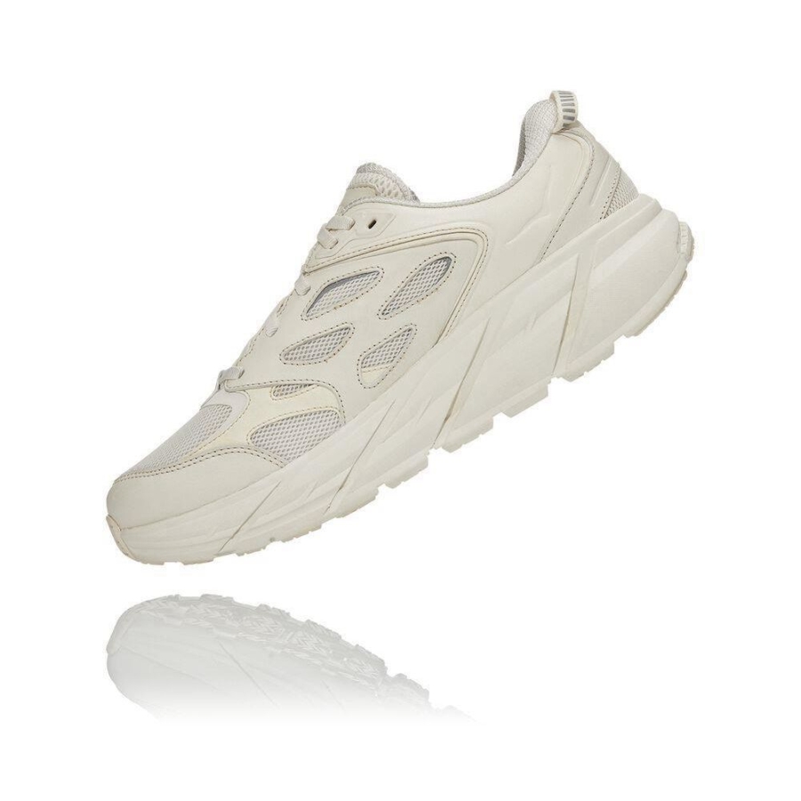 Women's Hoka Clifton L Walking Shoes White | ZA-91RHGNU