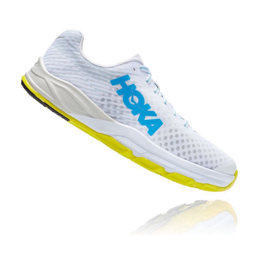 Women's Hoka EVO Carbon Rocket Road Running Shoes White | ZA-85OTDAS