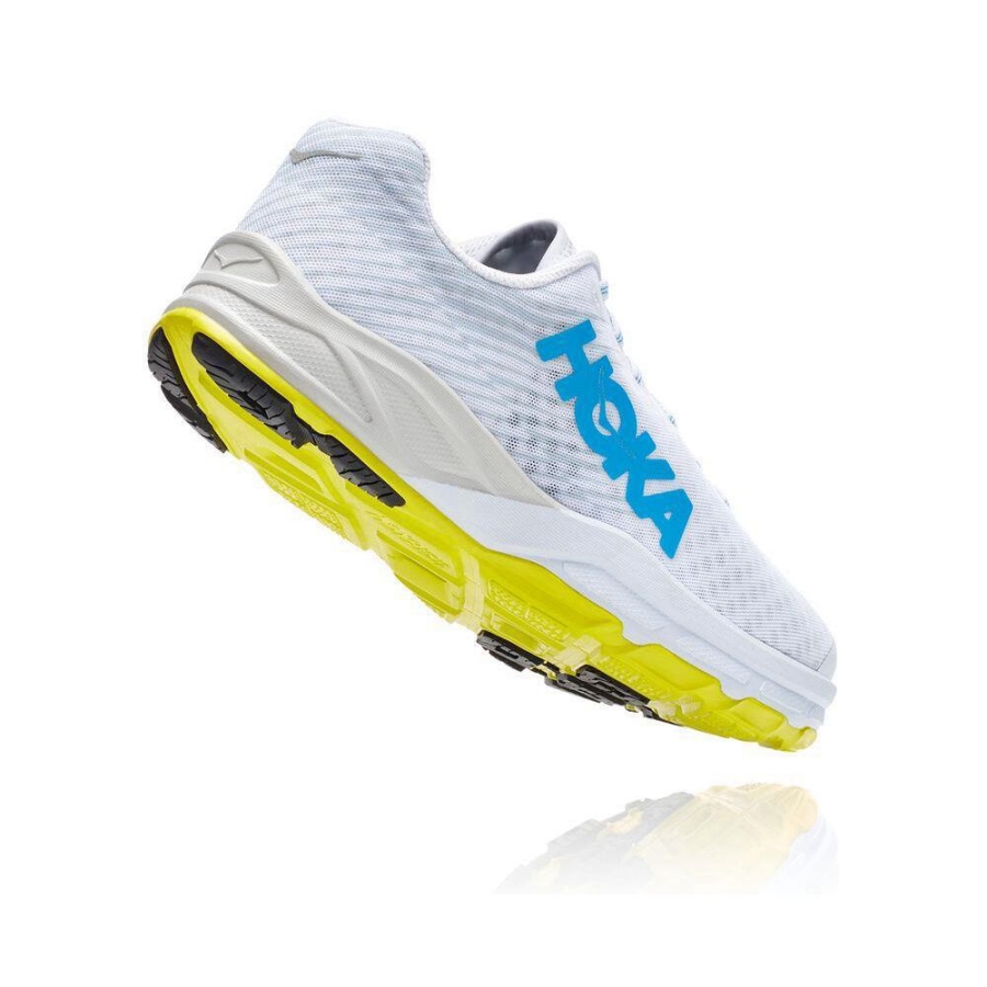 Women's Hoka EVO Carbon Rocket Sneakers White | ZA-51VGTXO