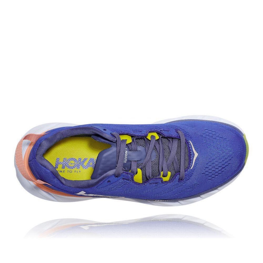 Women's Hoka Elevon 2 Road Running Shoes Blue / Pink | ZA-24ERQYV