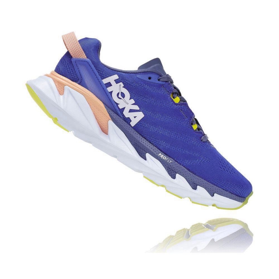 Women's Hoka Elevon 2 Walking Shoes Blue / Pink | ZA-62XGHCU