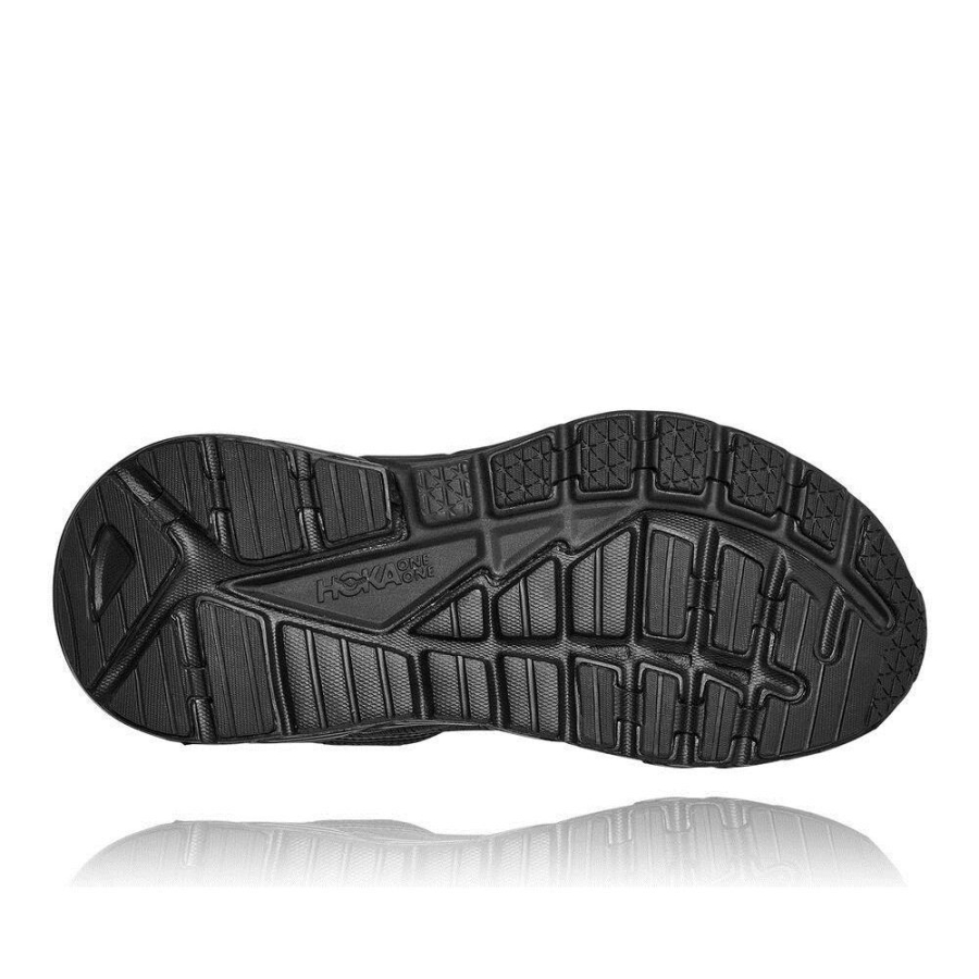 Women's Hoka Gaviota 3 Walking Shoes Black | ZA-16FLMAG