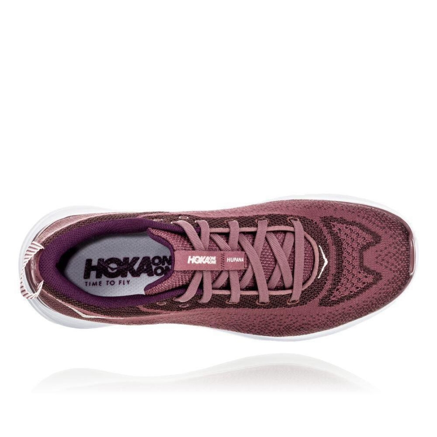 Women's Hoka Hupana Flow Road Running Shoes Burgundy | ZA-25WFZOJ