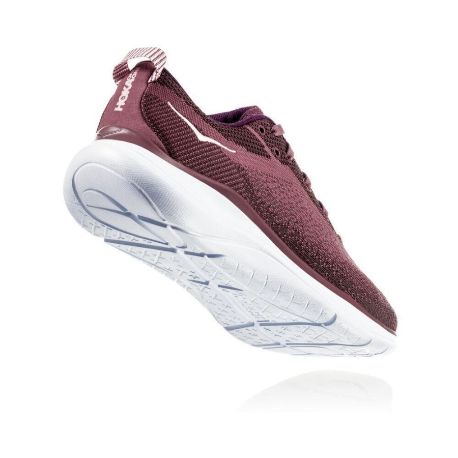 Women's Hoka Hupana Flow Sneakers Burgundy | ZA-65XTVZO