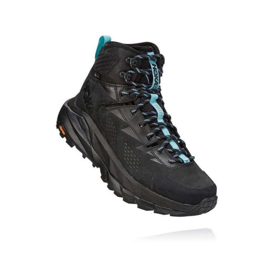 Women\'s Hoka Kaha GTX Hiking Boots Black | ZA-38RYIZW