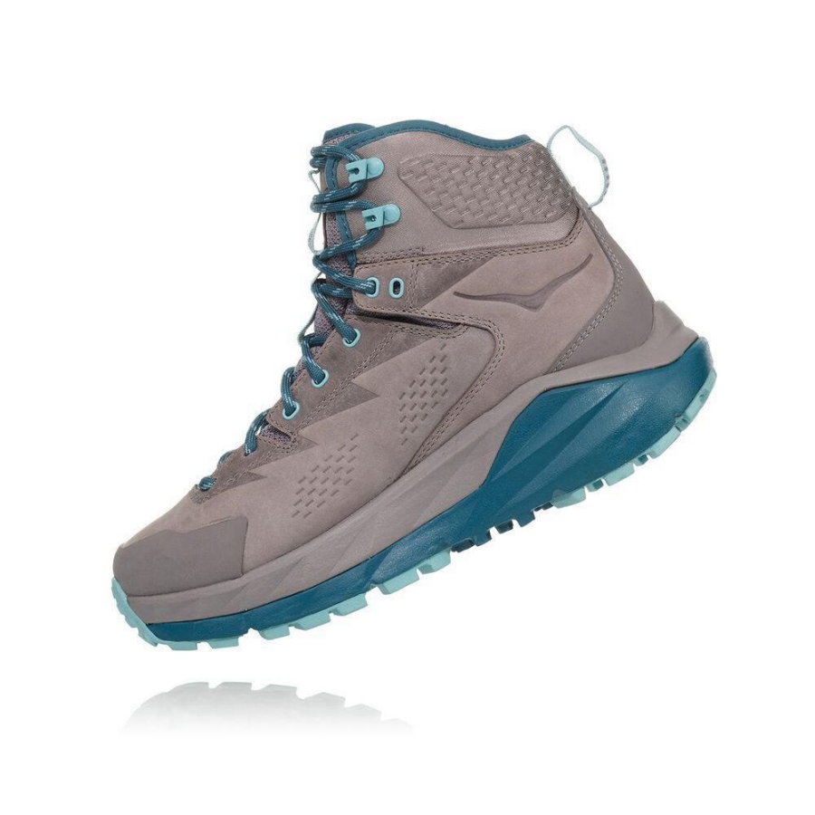 Women's Hoka Kaha GTX Hiking Boots Grey | ZA-68GTFPM