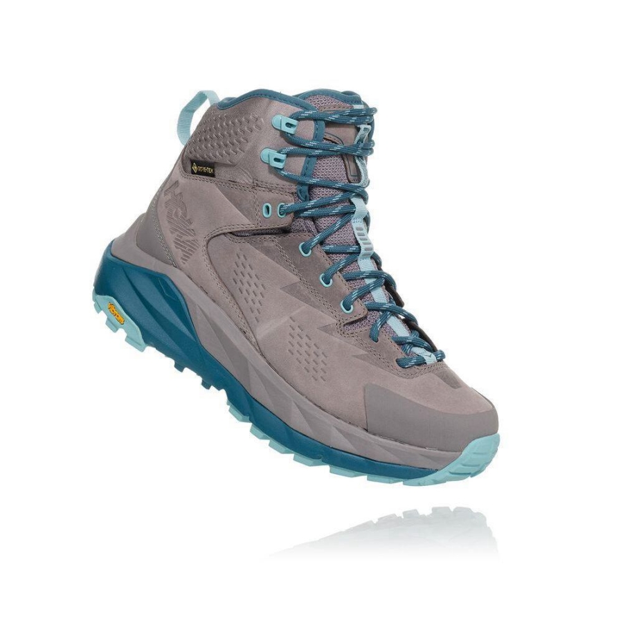 Women\'s Hoka Kaha GTX Hiking Boots Grey | ZA-68GTFPM