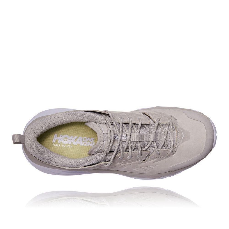 Women's Hoka Kaha Low GTX Hiking Shoes Grey | ZA-56LQGWT
