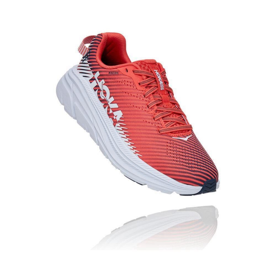 Women\'s Hoka Rincon 2 Road Running Shoes Red | ZA-26OLSGR