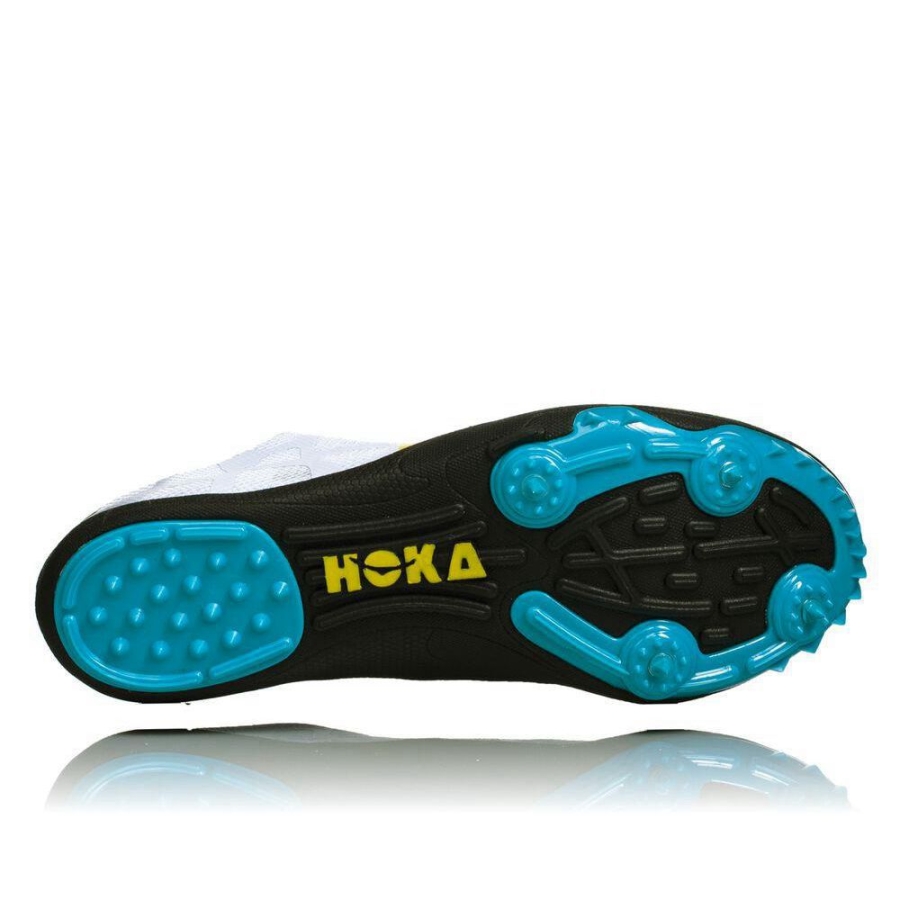 Women's Hoka Rocket LD Spikes Shoes White | ZA-51KXHIE