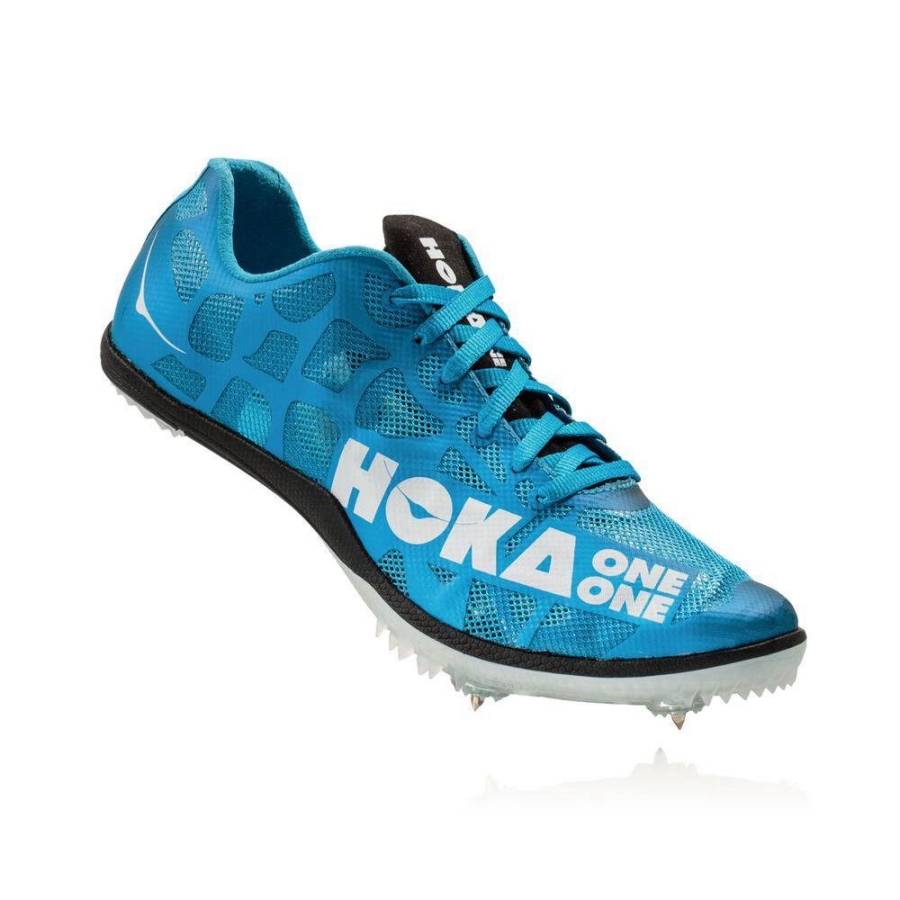 Women\'s Hoka Rocket MD Spikes Shoes Blue | ZA-01VOIGR