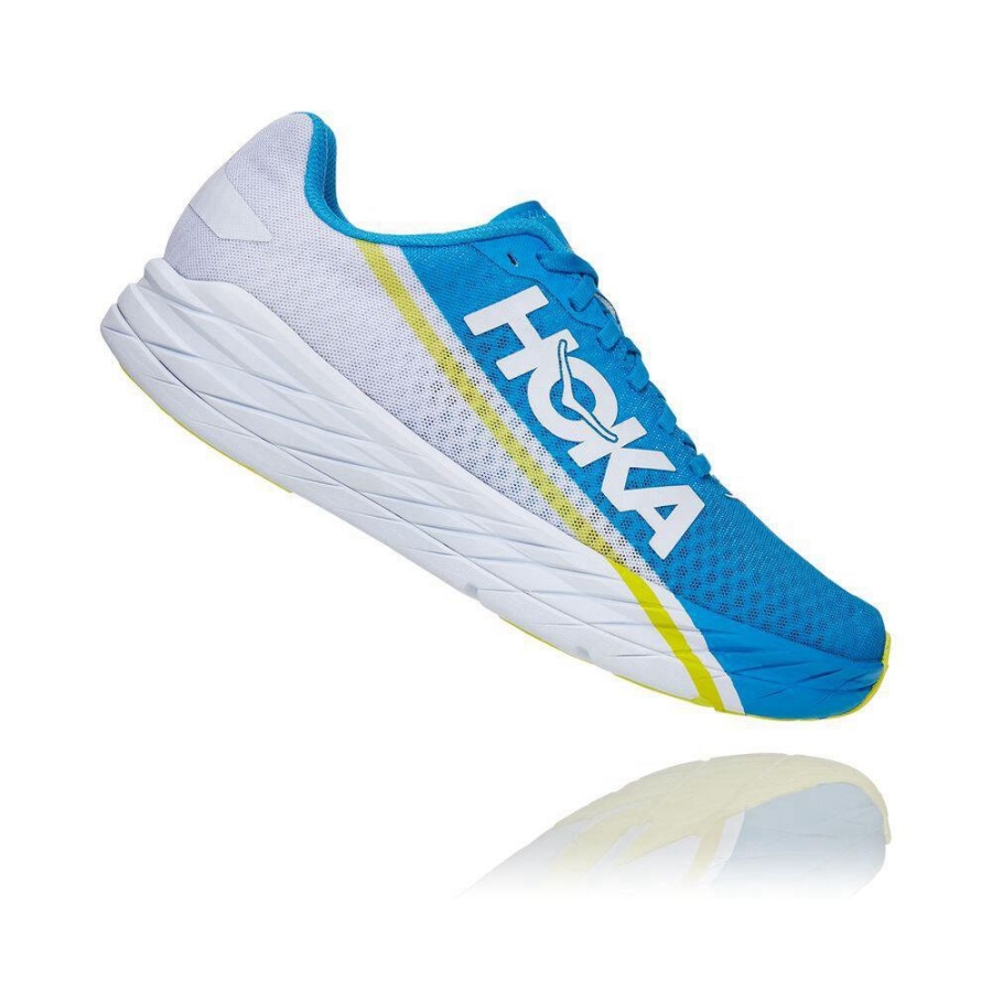 Women's Hoka Rocket X Road Running Shoes Blue | ZA-30UBPOC