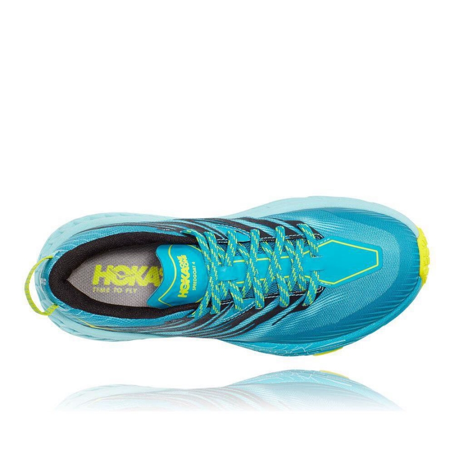 Women's Hoka Speedgoat 4 Hiking Shoes Blue | ZA-23IMNKG