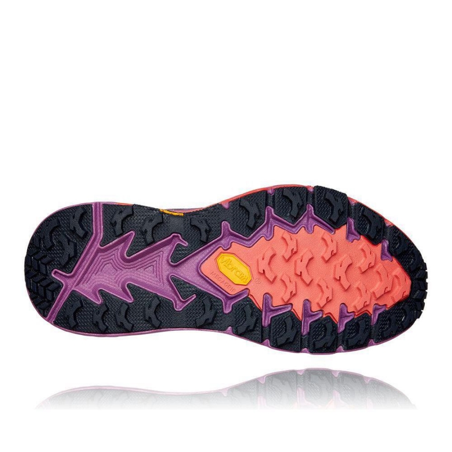Women's Hoka Speedgoat 4 Trail Running Shoes Navy / Red / Purple | ZA-82NUZHI