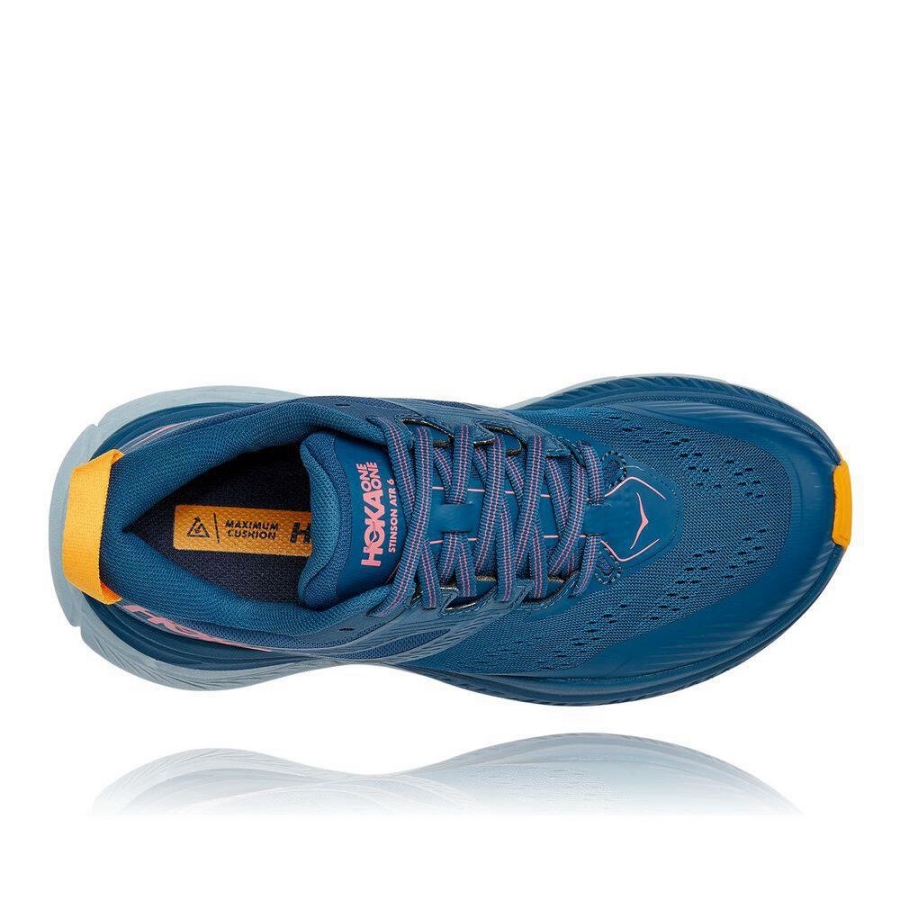 Women's Hoka Stinson ATR 6 Sneakers Navy | ZA-76OANFI