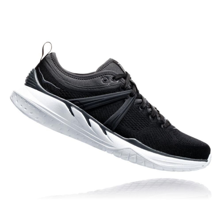 Women's Hoka Tivra Road Running Shoes Black | ZA-65DXYHU