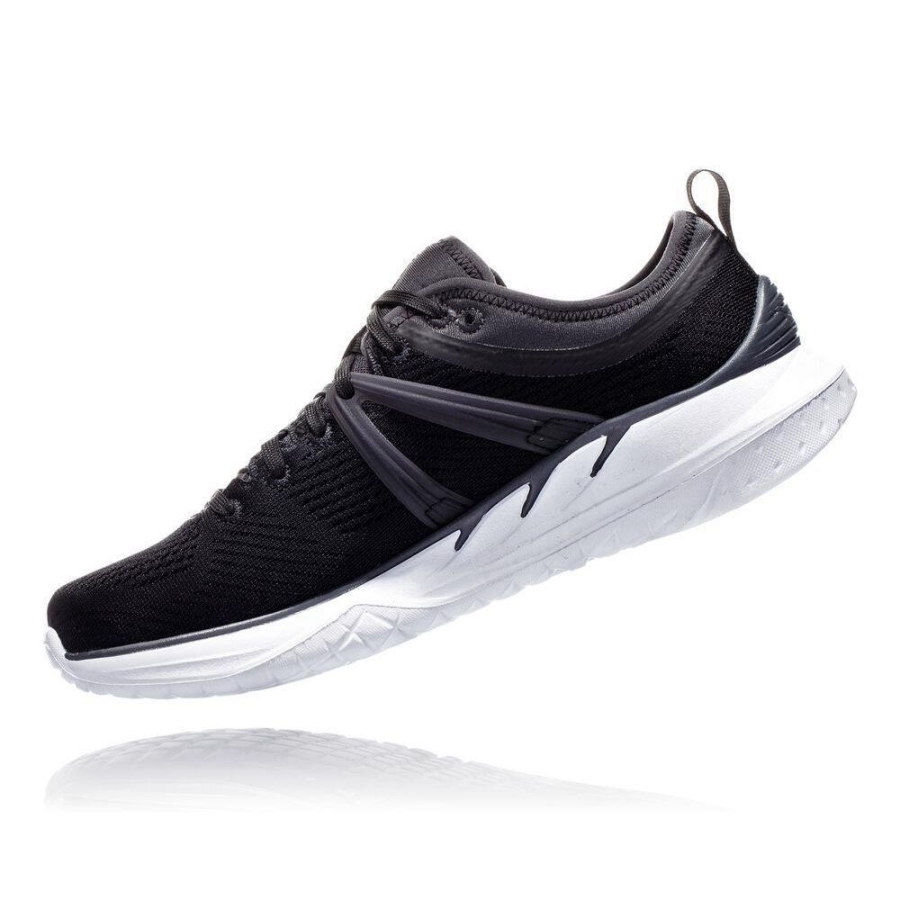 Women's Hoka Tivra Road Running Shoes Black | ZA-65DXYHU