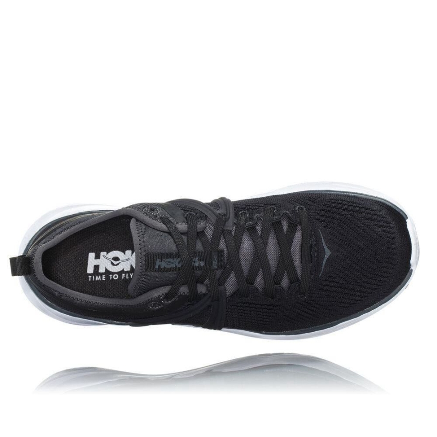 Women's Hoka Tivra Road Running Shoes Black | ZA-65DXYHU