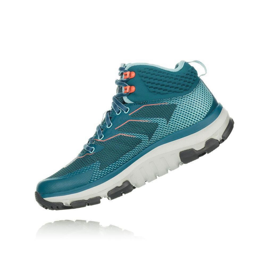 Women's Hoka Toa GTX Hiking Boots Blue | ZA-62UZEAB