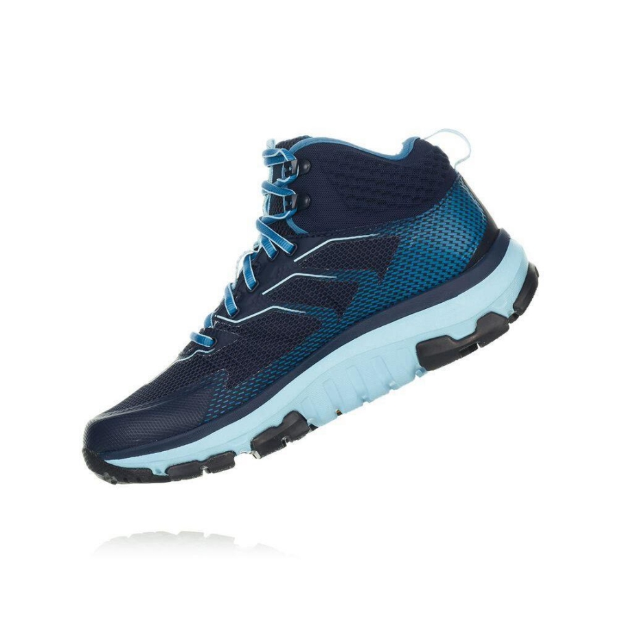 Women's Hoka Toa GTX Hiking Boots Navy | ZA-62UPTIH