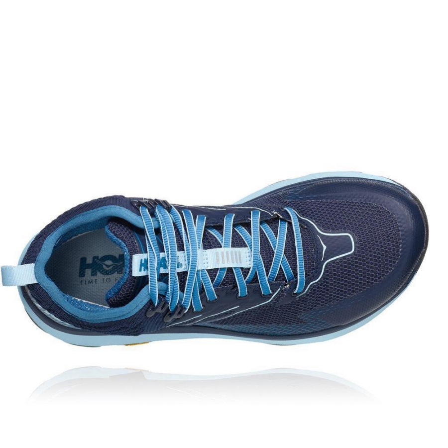 Women's Hoka Toa GTX Hiking Boots Navy | ZA-62UPTIH