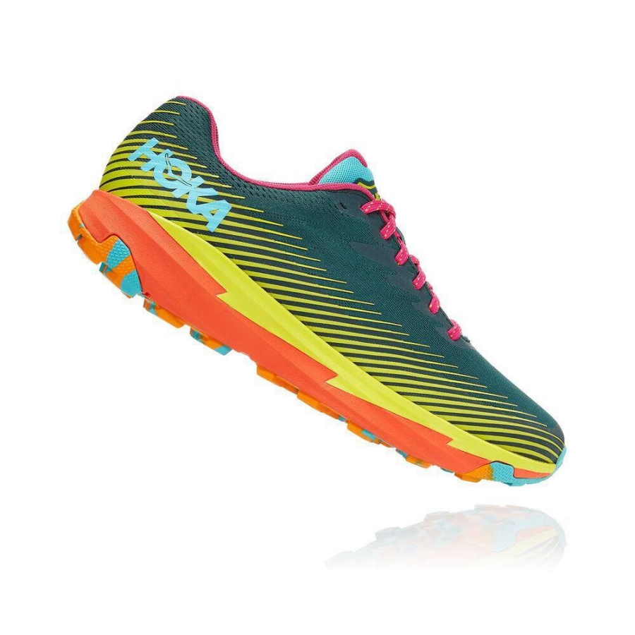 Women's Hoka Torrent 2 Trail Running Shoes Green | ZA-78SPNFQ